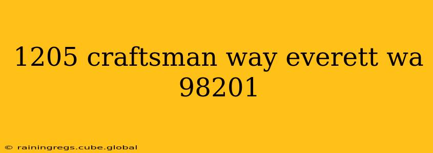 1205 craftsman way everett wa 98201