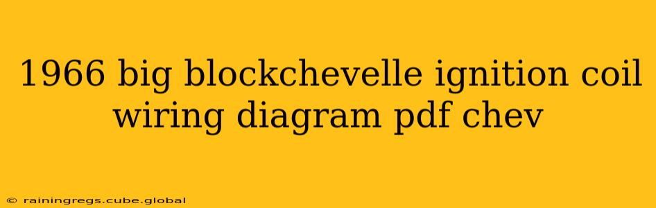 1966 big blockchevelle ignition coil wiring diagram pdf chev