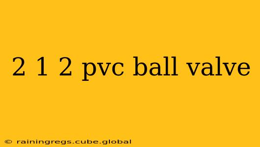 2 1 2 pvc ball valve