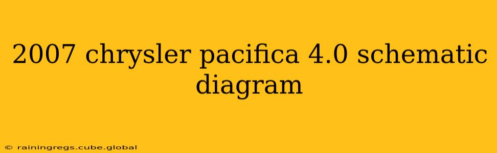 2007 chrysler pacifica 4.0 schematic diagram
