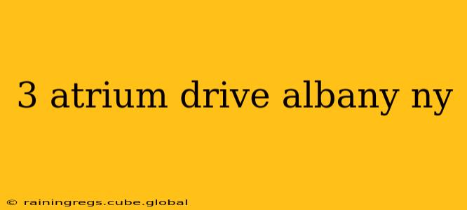 3 atrium drive albany ny