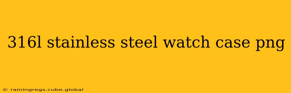 316l stainless steel watch case png