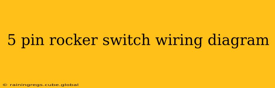 5 pin rocker switch wiring diagram