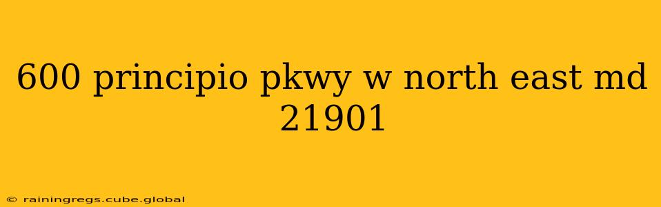 600 principio pkwy w north east md 21901