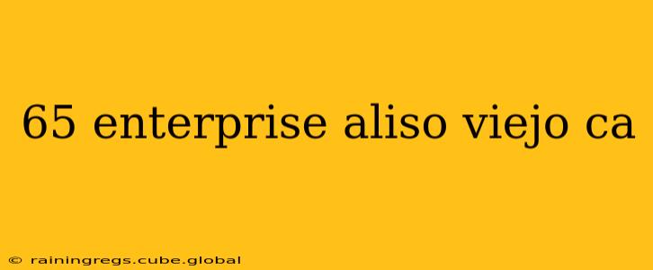 65 enterprise aliso viejo ca