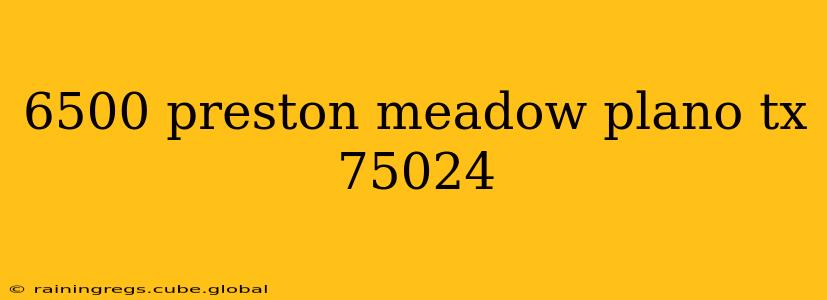 6500 preston meadow plano tx 75024