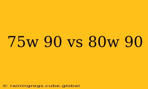 75w 90 vs 80w 90