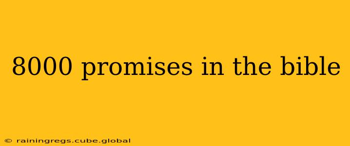8000 promises in the bible