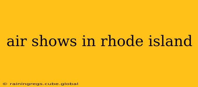 air shows in rhode island