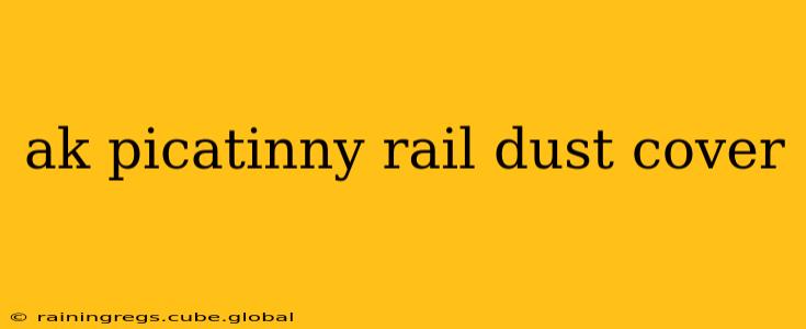 ak picatinny rail dust cover