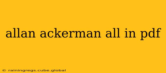 allan ackerman all in pdf