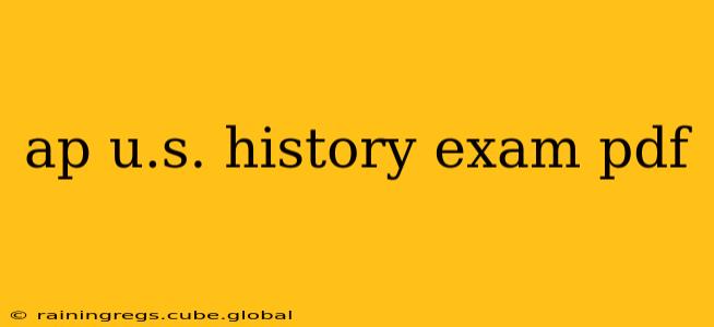 ap u.s. history exam pdf
