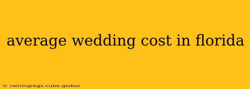 average wedding cost in florida