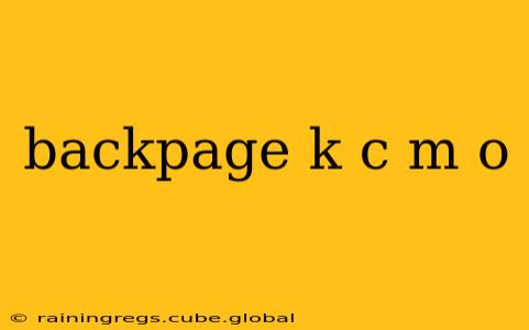 backpage k c m o