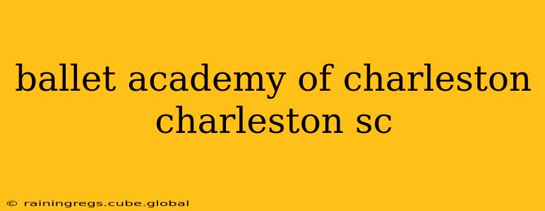 ballet academy of charleston charleston sc