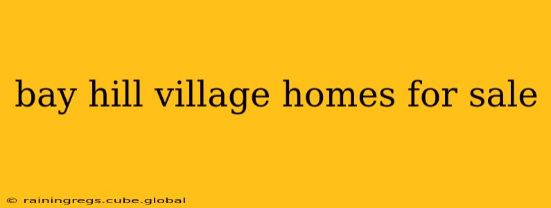 bay hill village homes for sale