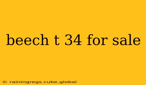 beech t 34 for sale