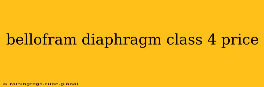 bellofram diaphragm class 4 price