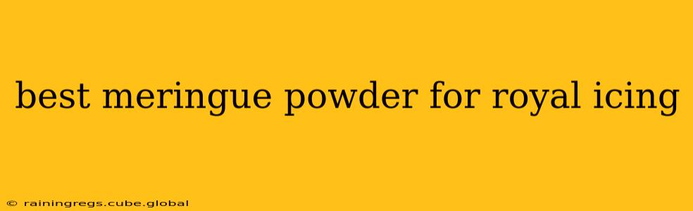 best meringue powder for royal icing