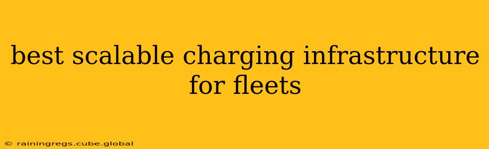 best scalable charging infrastructure for fleets