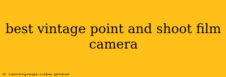 best vintage point and shoot film camera