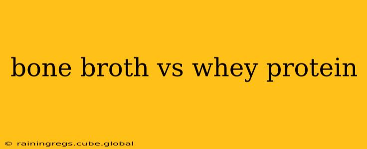 bone broth vs whey protein