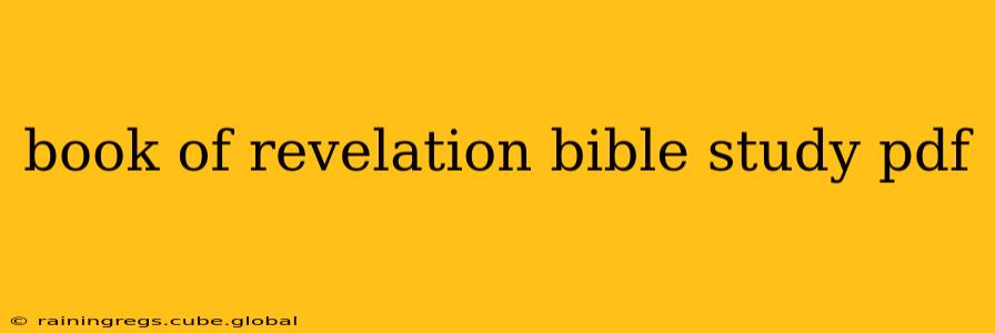 book of revelation bible study pdf