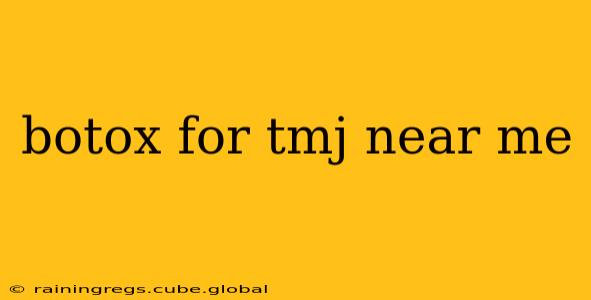 botox for tmj near me