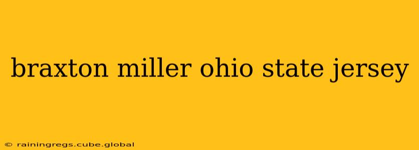 braxton miller ohio state jersey