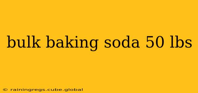bulk baking soda 50 lbs