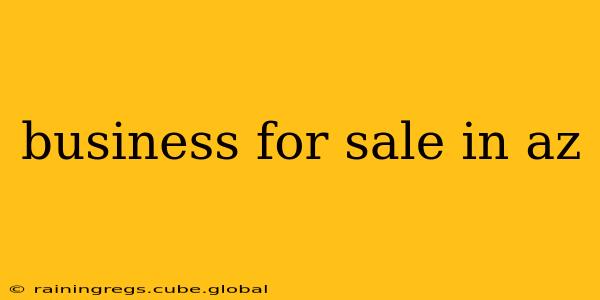 business for sale in az