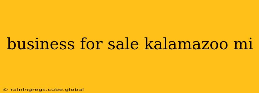 business for sale kalamazoo mi