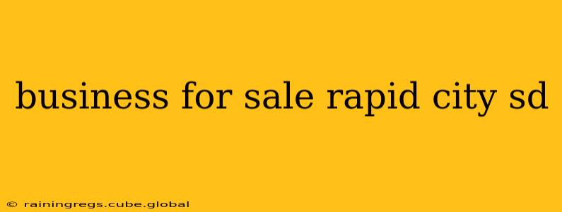 business for sale rapid city sd