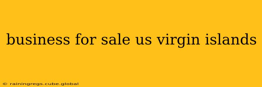 business for sale us virgin islands