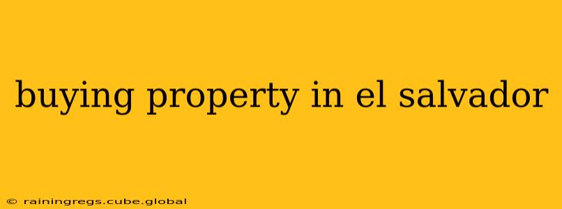 buying property in el salvador
