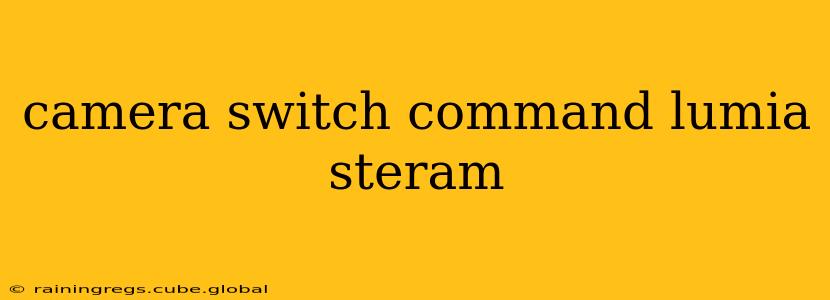 camera switch command lumia steram