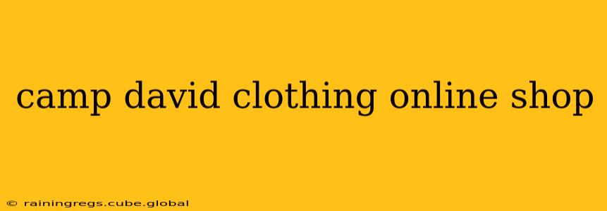 camp david clothing online shop