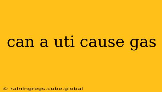 can a uti cause gas