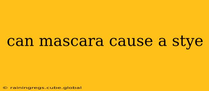 can mascara cause a stye