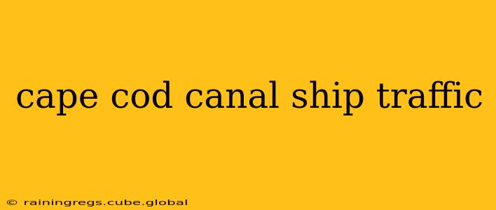 cape cod canal ship traffic