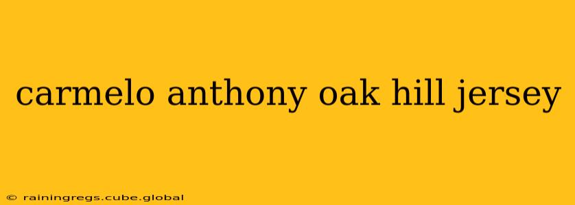 carmelo anthony oak hill jersey