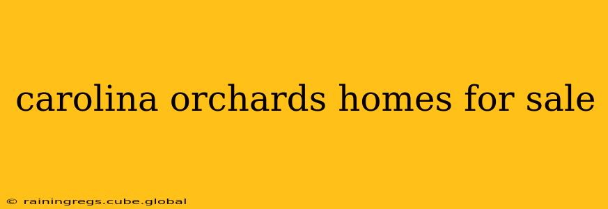 carolina orchards homes for sale