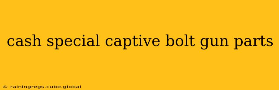 cash special captive bolt gun parts
