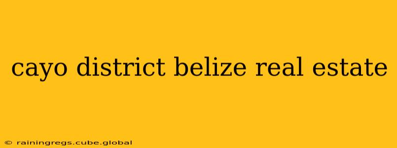 cayo district belize real estate