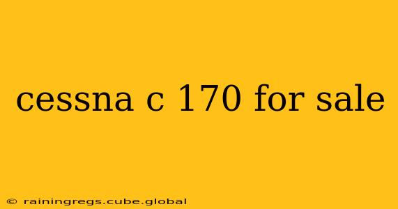 cessna c 170 for sale