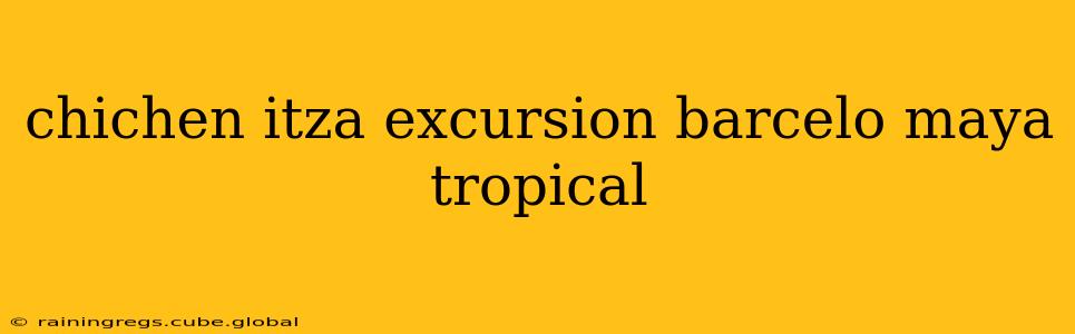 chichen itza excursion barcelo maya tropical