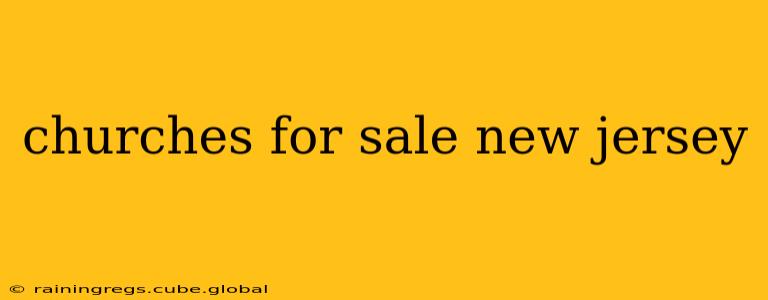 churches for sale new jersey