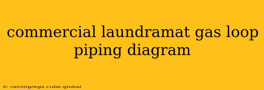 commercial laundramat gas loop piping diagram