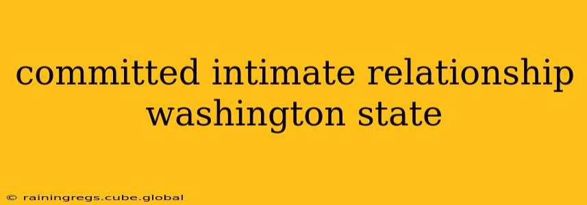 committed intimate relationship washington state