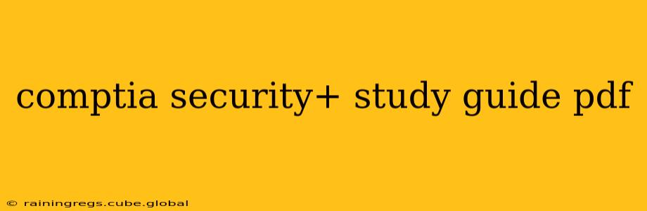 comptia security+ study guide pdf